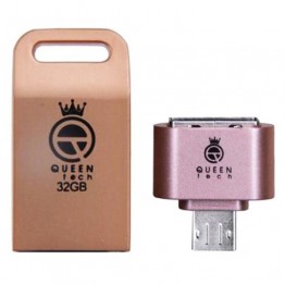 Queen Tech Unique 32GB Flash Memory with OTG