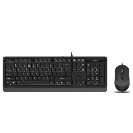 A4Tech F1010 FSTYLER Mouse and Keyboard - Black