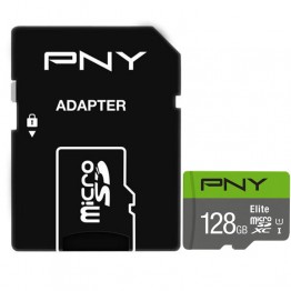 PNY Elite Class 10 U1 128GB Micro SD with Adapter