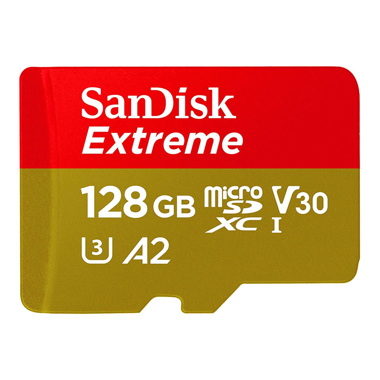 خرید کارت میکرو اس دی SanDisk Extreme - ظرفیت 128 گیگابایت