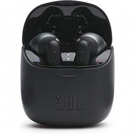 JBL Tune 220 Wireless Earbuds - Black