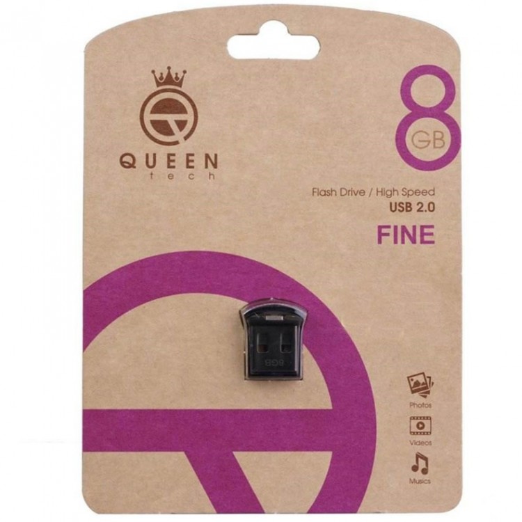 خرید فلش مموری Queen Tech Fine - هشت گیگابایت