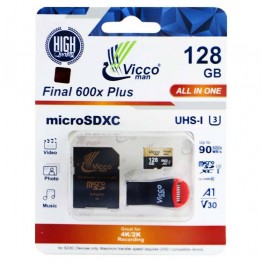 خرید کارت میکرو اس دی Vicco Man - ظرفیت 128 گیگابایت