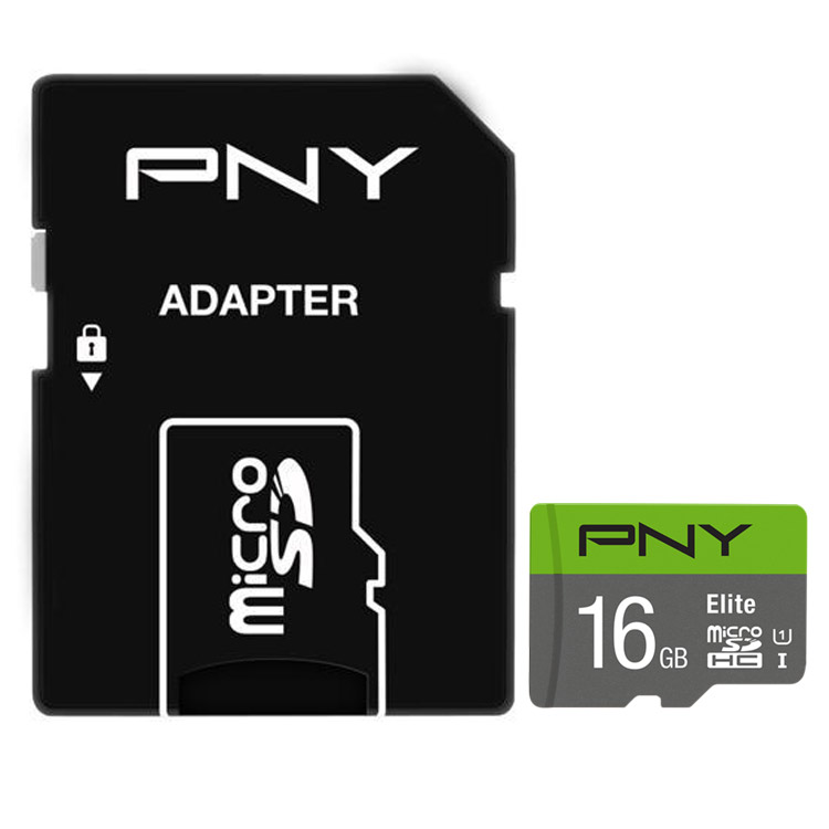 خرید کارت میکرو اس دی PNY Elite به همراه آداپتور - 16 گیگابایت