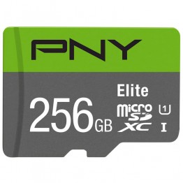 PNY Elite Class 10 U1 256GB Micro SD with Adapter