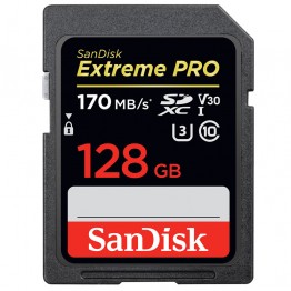 SanDisk Extreme Pro UHS-3 SD Card - 128GB