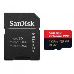 SanDisk Extreme Pro Micro SD Card - 128GB