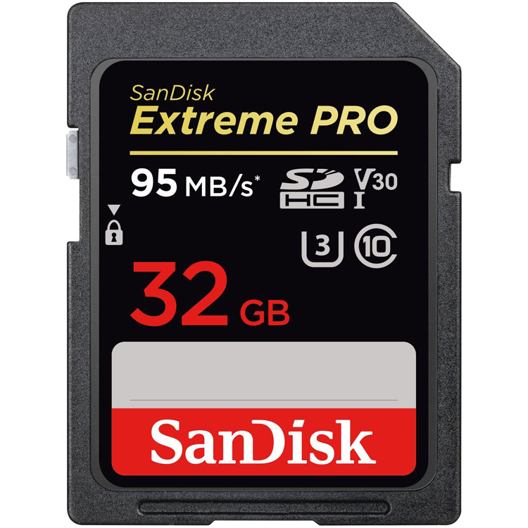 خرید کارت اس دی SanDisk Extreme Pro - ظرفیت 32 گیگابایت