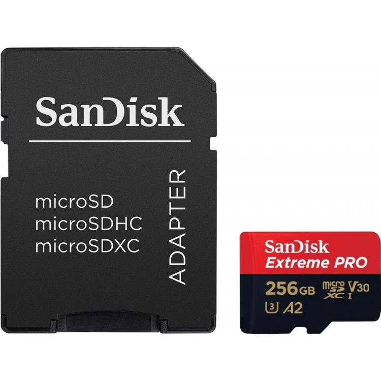 خرید کارت میکرو اس دی SanDisk Extreme Pro - ظرفیت 256 گیگابایت