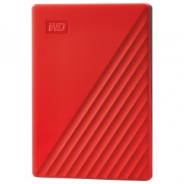 WD My Passport External Hard Drive - 2TB - Red