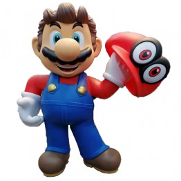 Super Mario Action Figure with Cappie - Super Mario Odyssey