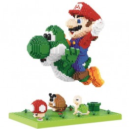Linkgo Connection Blocks DIY - Mario and Yoshi