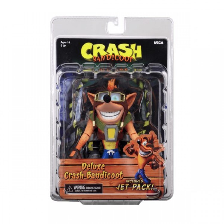 Neca Crash Bandicoot with Jet Pack Deluxe Action Figure اکشن فیگور