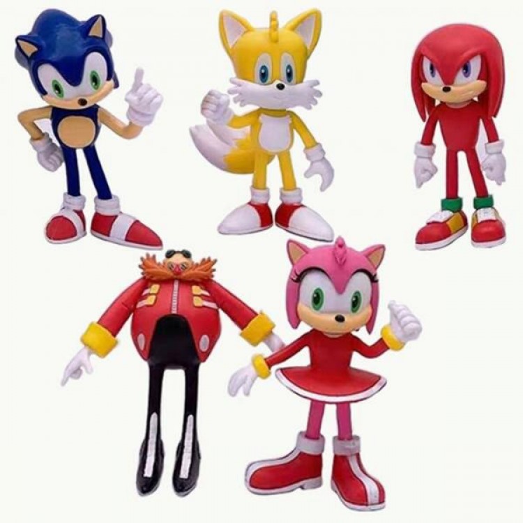 Sonic Action Figures - 6 Pack اکشن فیگور