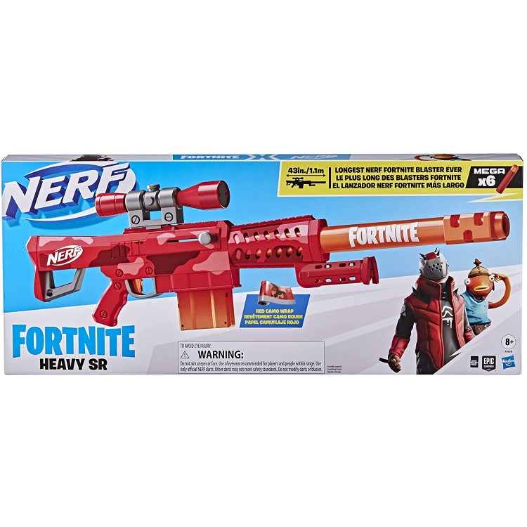 خرید تفنگ اسباب بازی NERF Heavy SR از بازی فورتنایت