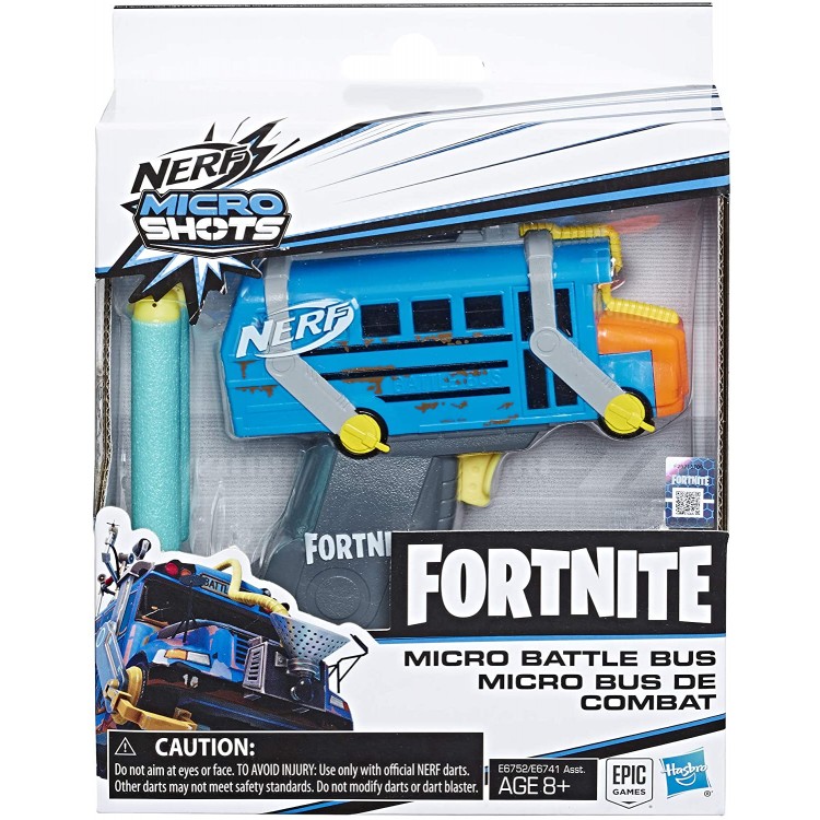خرید تفنگ اسباب بازی NERF Micro Battle Bus از بازی فورتنایت