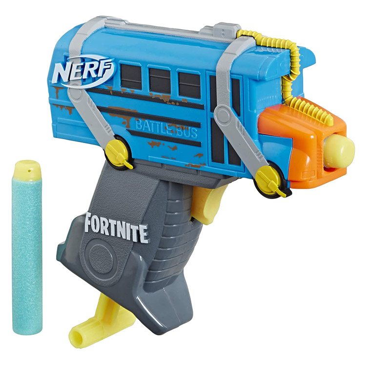 خرید تفنگ اسباب بازی NERF Micro Battle Bus از بازی فورتنایت