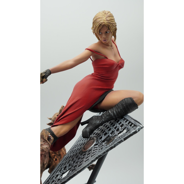 خرید اکشن فیگور الیس در حال مبارزه با سگ‌های زامبی از فیلم Resident Evil