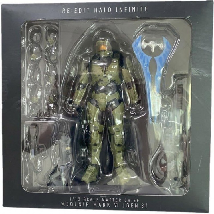 خرید فیگور REOZIGN مستر چیف با لباس میولنیر مارک 6 نسل سه از بازی Halo Infinite