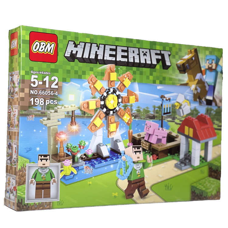 OBM Minecraft Set - No. 66056-4 اکشن فیگور