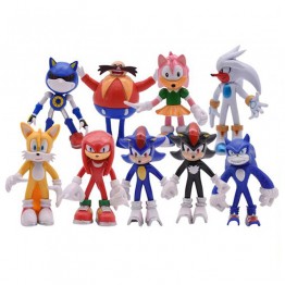 Sonic Action Figures - 9 Pack