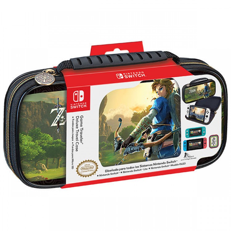 خرید کیف مسافرتی دلوکس برای نینتندو سوییچ - طرح Zelda: BotW