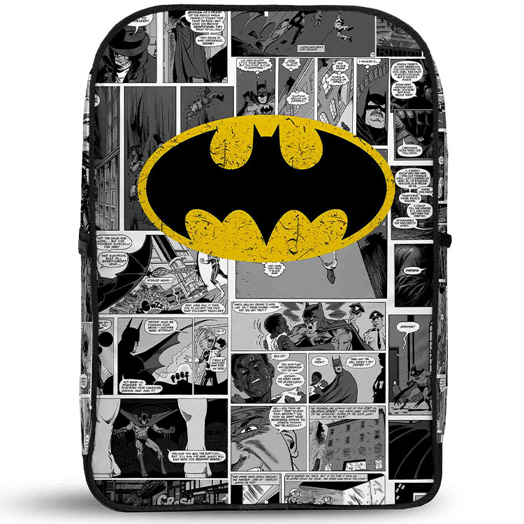خرید کوله پشتی ونگارد - مخملی - طرح Batman Comics