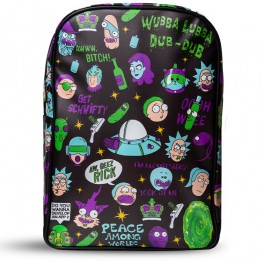 Vanguard Leather Backpack - Rick and Morty Adventures