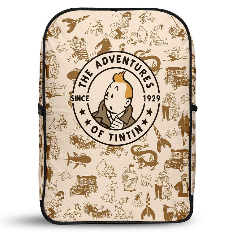 خرید کوله پشتی ونگارد - مخملی - طرح The Adventures of Tintin