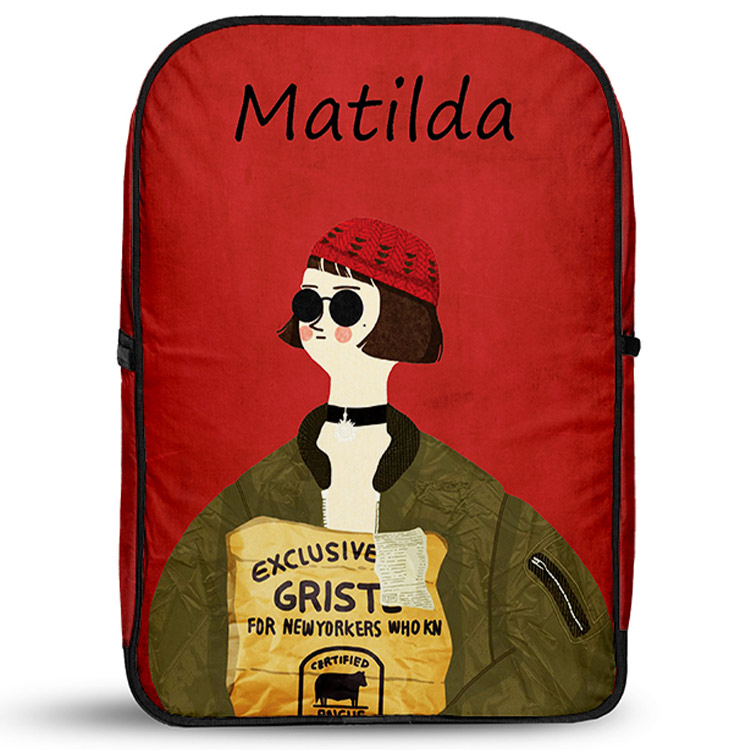 خرید کوله پشتی ونگارد - مخملی - طرح Matilda