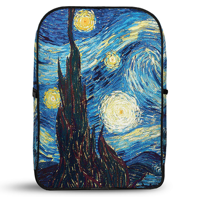 خرید کوله پشتی ونگارد - مخملی - طرح Starry Night