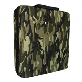 PlayStation 4 Pro Hard Case - Camouflage - Green and Black
