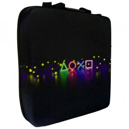  PlayStation 4 Pro Hard Case - PS Icons Dark Light