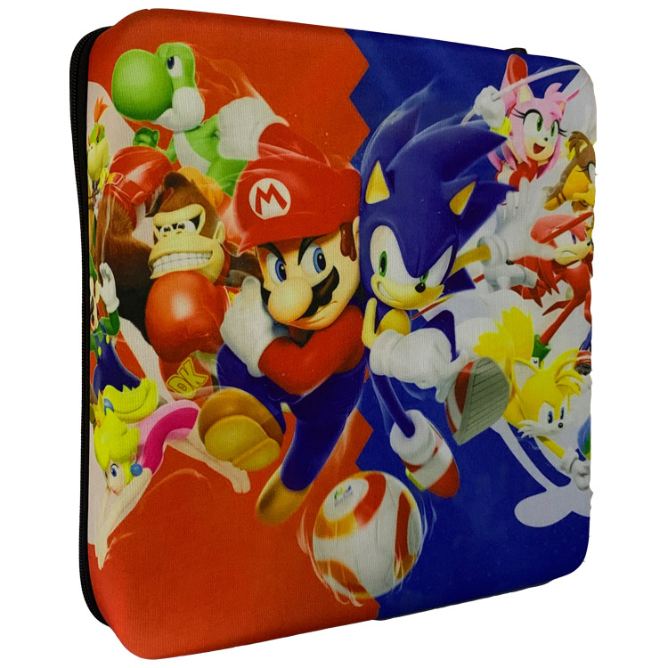 خرید کیف ضدضربه PS4 Pro - طرح Mario vs Sonic