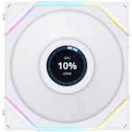 خرید فن کیس Lian Li UNI TL120 LCD Reverse Blade - پک سه تایی - سفید