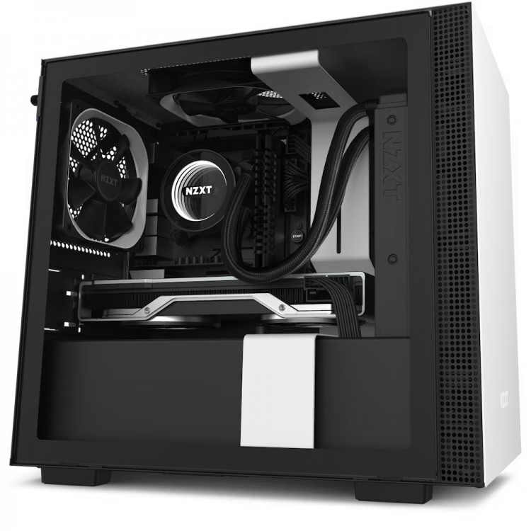 خرید کیس کامپیوتر NZXT H210 - شاسی مینی تاور - سفید