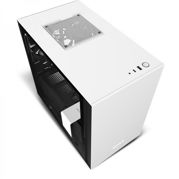 خرید کیس کامپیوتر NZXT H210 - شاسی مینی تاور - سفید
