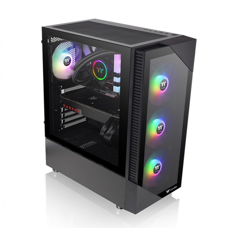 خرید کیس کامپیوتر Thermaltake View 200 TG ARGB - شاسی مید تاور - سیاه خرید کیس کامپیوتر Thermaltake View 200 TG ARGB - شاسی مید تاور - سیاه