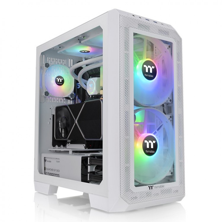 خرید کیس کامپیوتر Thermaltake View 300 MX - شاسی مید تاور - برفی