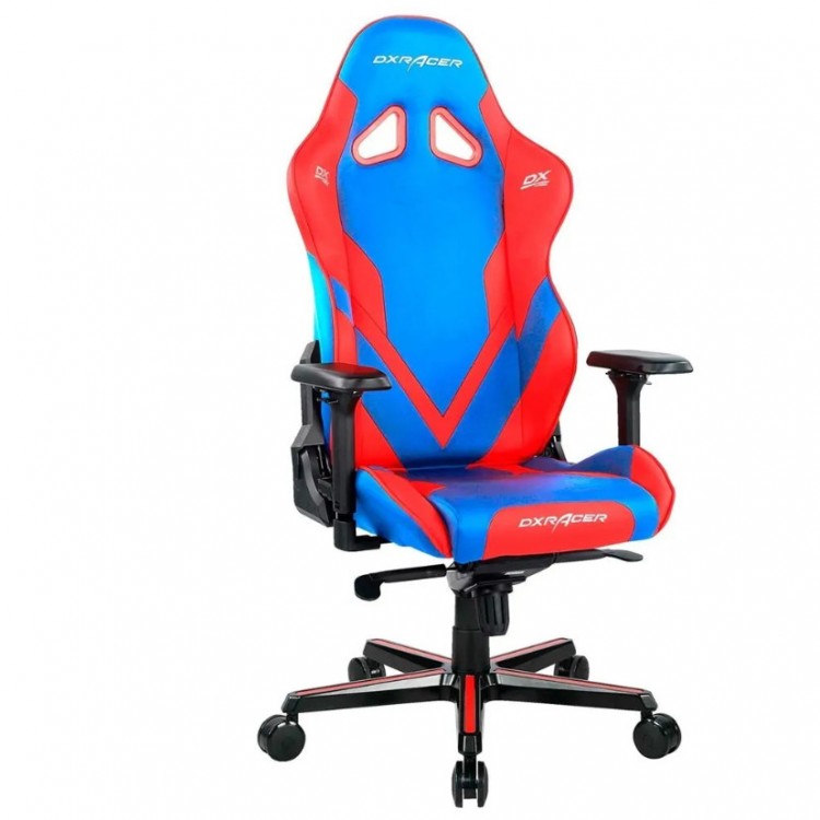 خرید صندلی گیمینگ DXRacer سری گلادیاتور - آبی/قرمز