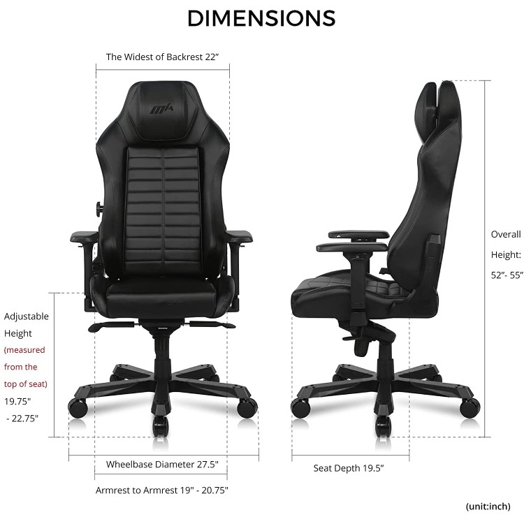 خرید صندلی گیمینگ DXRacer سری مستر - مشکی
