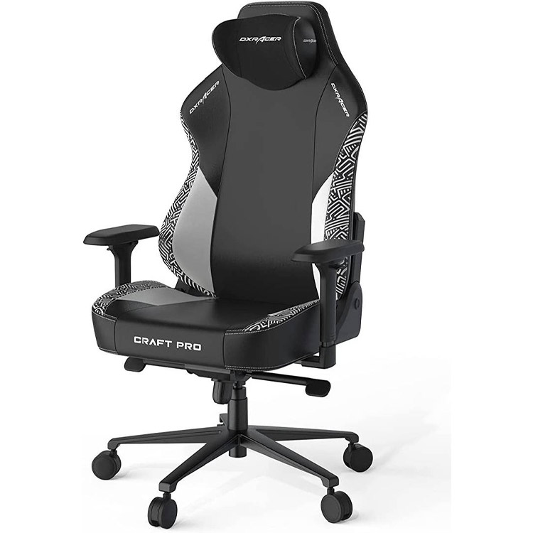 خرید صندلی گیمینگ DXRacer Craft Pro Series Stripes-1 - سیاه/سفید