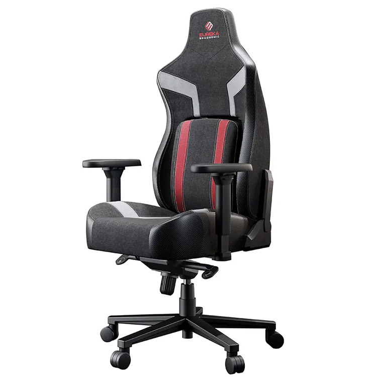 خرید صندلی Eureka Python II - سیاه/قرمز