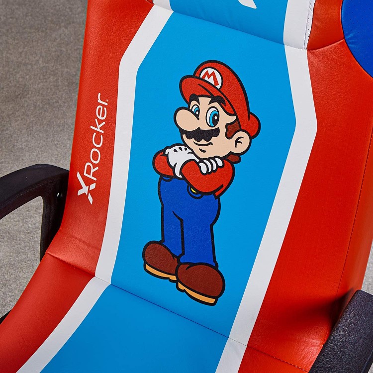 خرید صندلی گیمینگ X Rocker نسخه Super Mario - آبی/قرمز