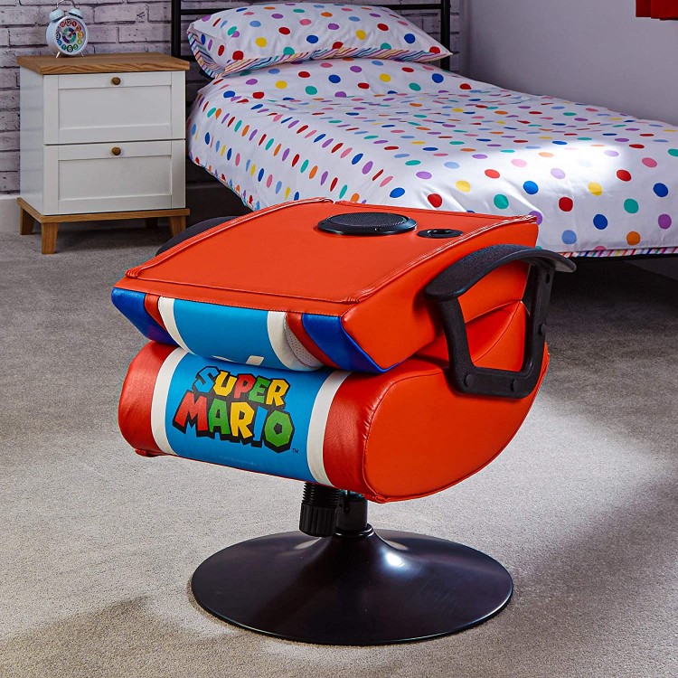 خرید صندلی گیمینگ X Rocker نسخه Super Mario - آبی/قرمز
