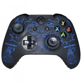 Xbox One Controller cover - Mortal Kombat 11 Blue