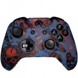 Xbox One Controller cover - Skull Red