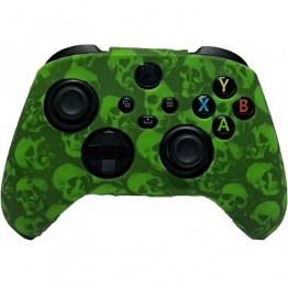Xbox Series X/S Controller Cover - Green Skulls B