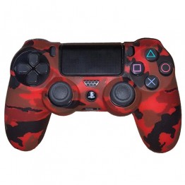 Dualshock 4 Cover - Red And Black
