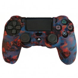 Dualshock 4 Cover - Navy blue and Red